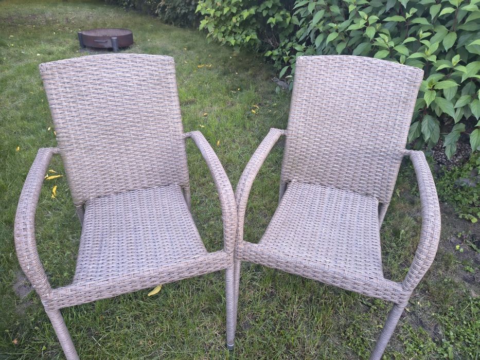 Zestaw ogrodowy techno rattan Jysk, poduszki