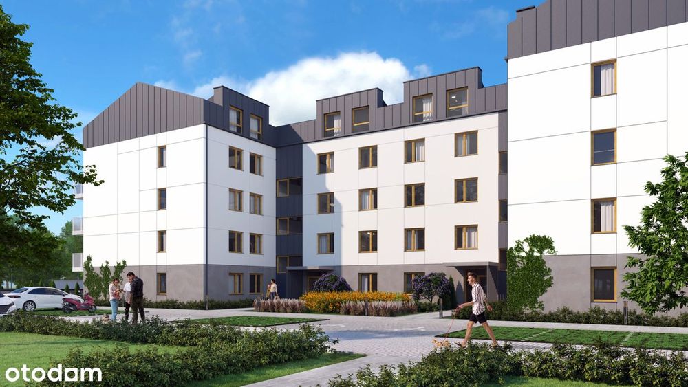 3-pokojowe mieszkanie 54m2 + ogródek Bez Prowizji