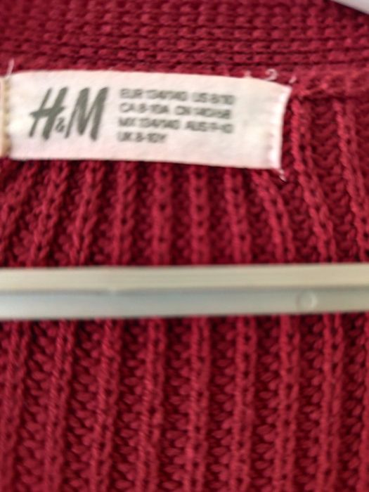 Sweter H&M rozpinany 134/140
