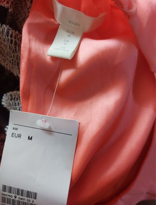 Nowa zwiewna sukieneczka koral, sukienka na wesele imprezę H&M r.M,L