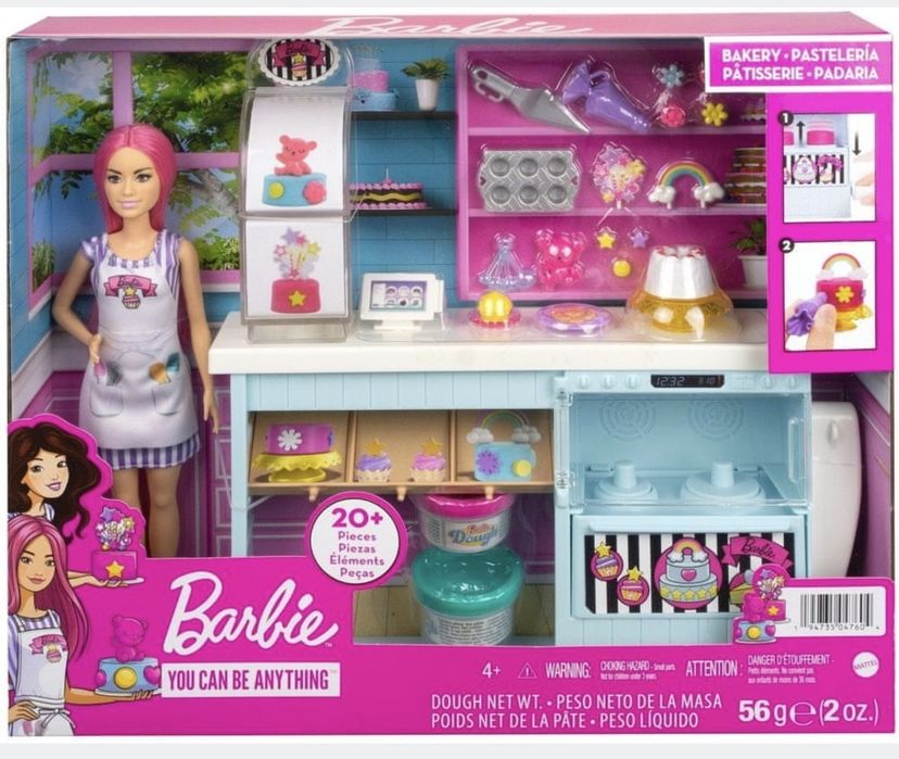 Barbie cukiernia zestaw z lalką