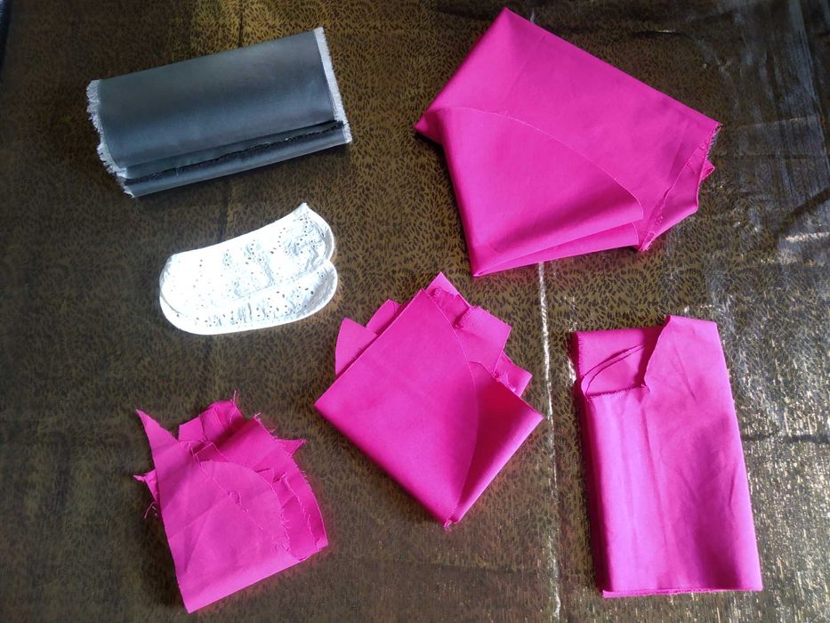 Продажа_Обмен_Тканини лоскутки_на одяг для тваринок_ляльок_рожевого...