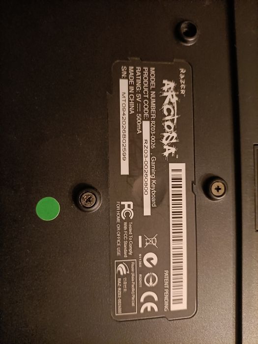 Klawiatura razer arctosa black