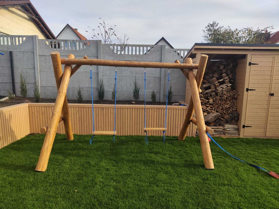 Meble ogrodowe drewniane góralskie biesiadne LITE DREWNO :