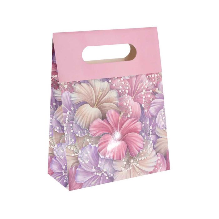 Torebki na prezenty "flora" 1opak./4szt. ŚREDNIE