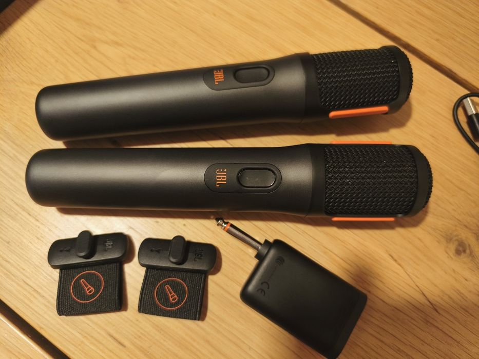 JBL PartyBox Wireless Mic – 2 mikrofony – praktycznie nowe, kupione 07.09.2026