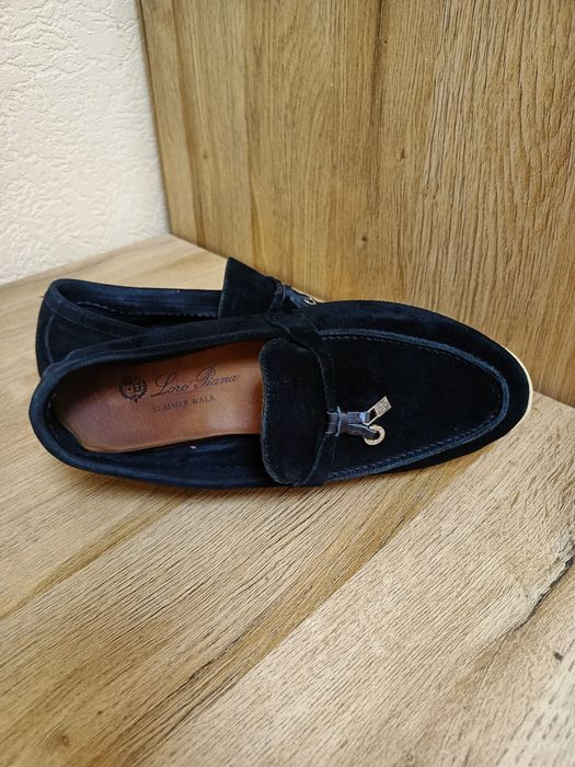 Чорні лофери Loro Piana