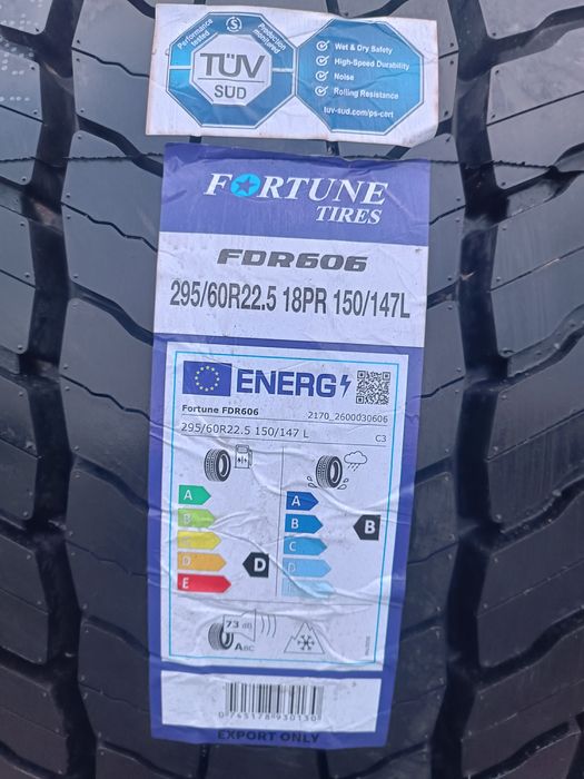 295/60R22.5 Fortune FDR606