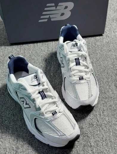 New Balance 530 White Silver Navy R.42