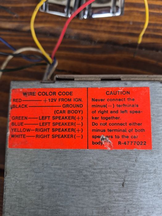 radio sanyo alfa romeo spider zderzak lat 80