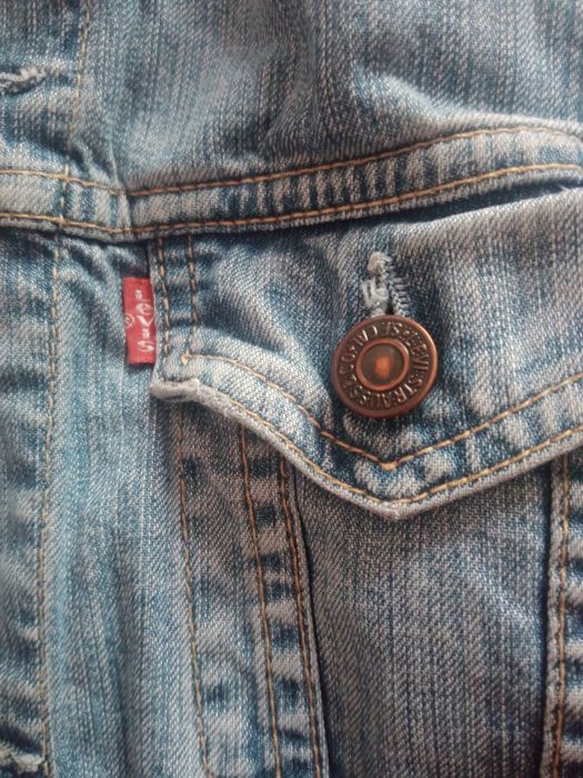Kurtka jeansowa LEVI'S FOR GIRLS rozmiar s