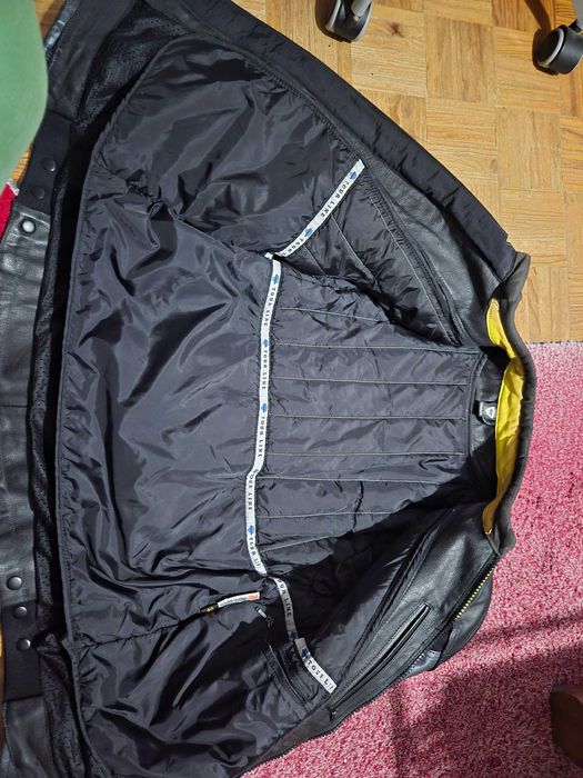 Casaco motard em pele para senhora tamanho 40 - M