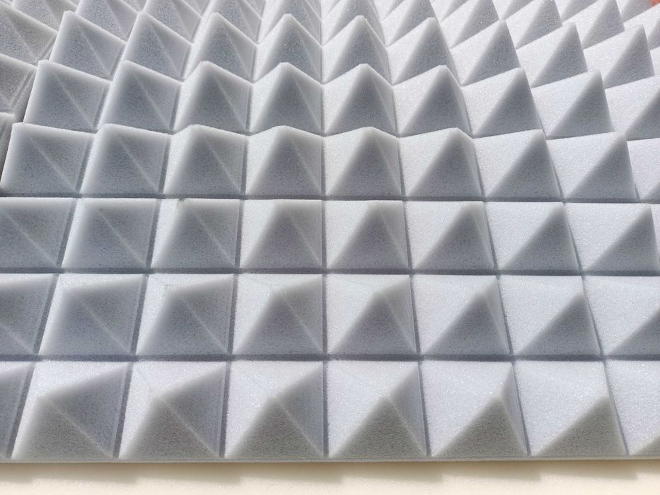 Piramidka akustyczna PA-PMP-5 – wymiar 50 x 50 x 5cm JASNY SZARY