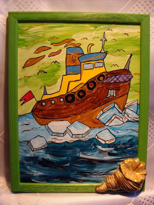 Obrazki Morskie Dziecinne