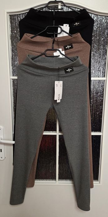Legginsy Damskie Czarne S/M 28