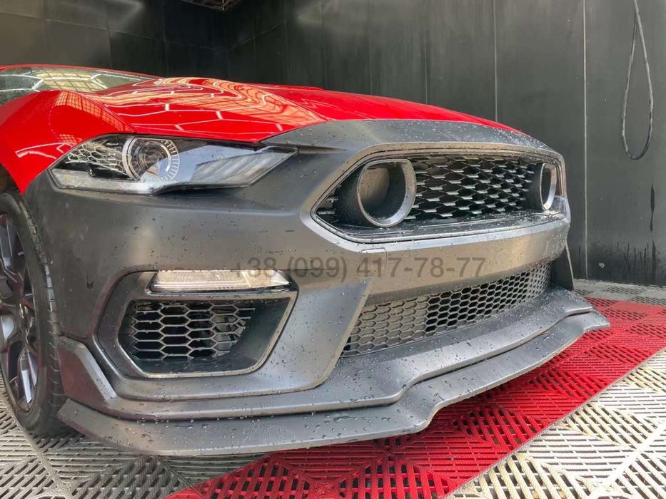 Бампер передний Mach 1 Mach1 Ford Mustang до рест или рест 2015-2018 2018+ Решетка ДХО
