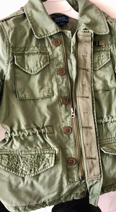 Polo Ralph Lauren Милитари Лёгкая Куртка детская для девочки на 4 года