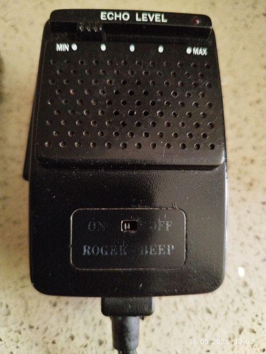 Mikrofon do radia cb z wzmocnieniem,echem i Roger beep