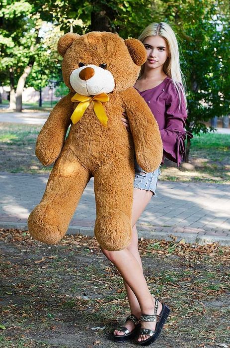 Великий плюшевий ведмедик 120см Ведмідь Рафаель найм'якіший подарунок!