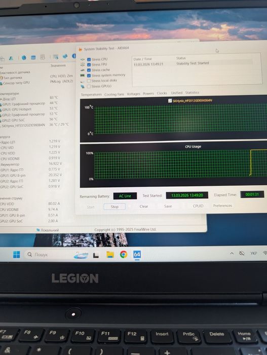 Lenovo Legion 5 / RTX 3050 / Ryzen 7 5800H / 16GB / 165Hz