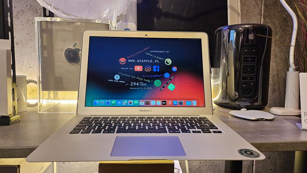 Macbook Air 13" 2015r, 4/128 Gb (opcje dysku), Gwarancja 6 mies., FV.