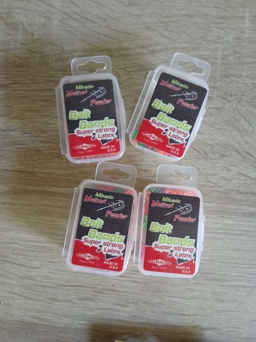 4 paczki gumek do pelletu 3mm do method feeder