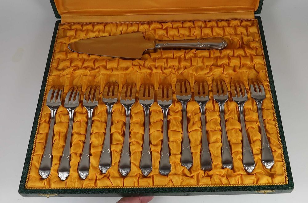 Conjunto de bolo - talheres antigo Franceses