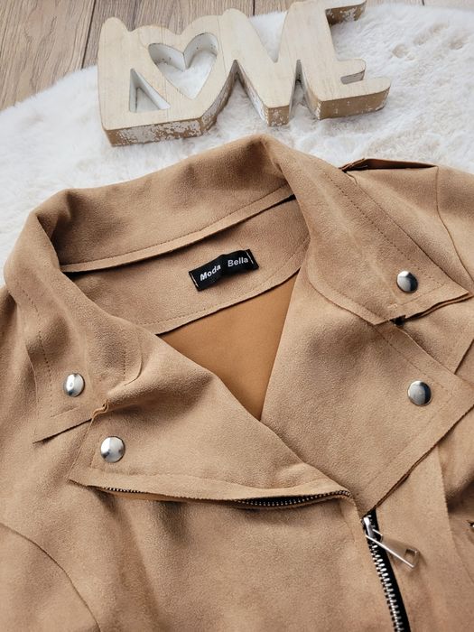 Kurtka narzutka żakiet Camel