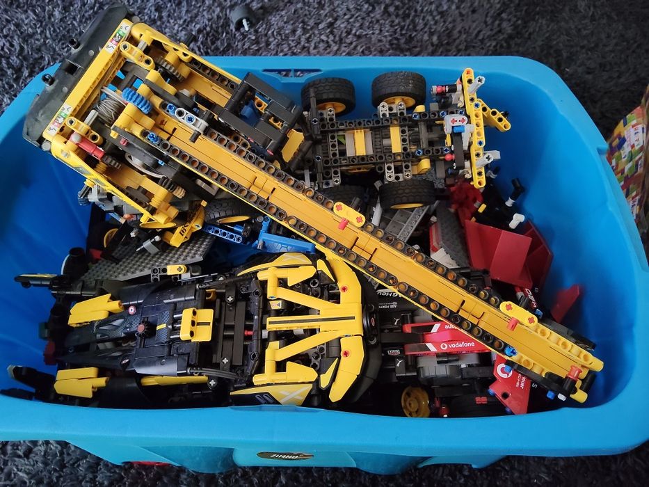 Klocki lego rozkąpletowane