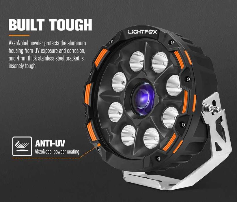 Luz Led Longo alcance offroad +2km
