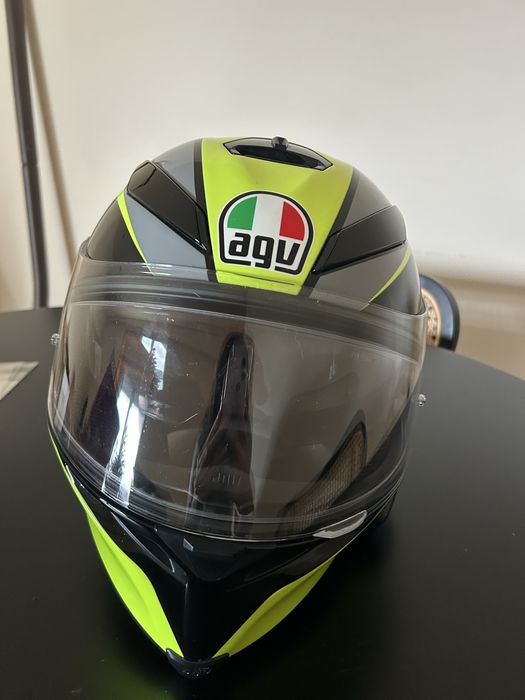 Capacete Integral AGV K5 S Typhoon + intercomunicador Cardo