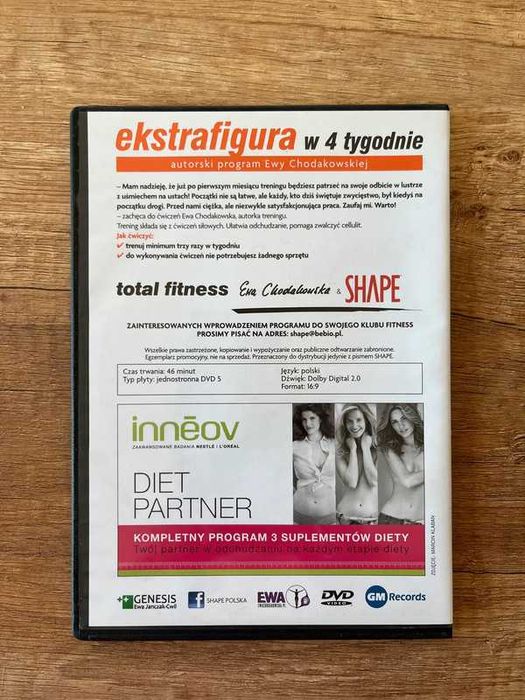 trening DVD Ewa Chodakowska total fitness ekstra figura
