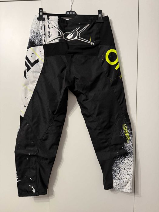 Strój Oneal Element SHRED mx(Black White Fluo)(cross,quad,enduro,mtb)
