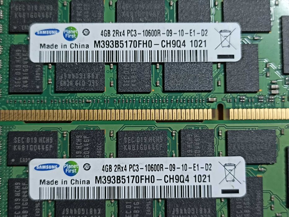 Память для Apple Power Mac G5 DDR3 SAMSUNG 4GB 2Rx4 PC3 -10600R