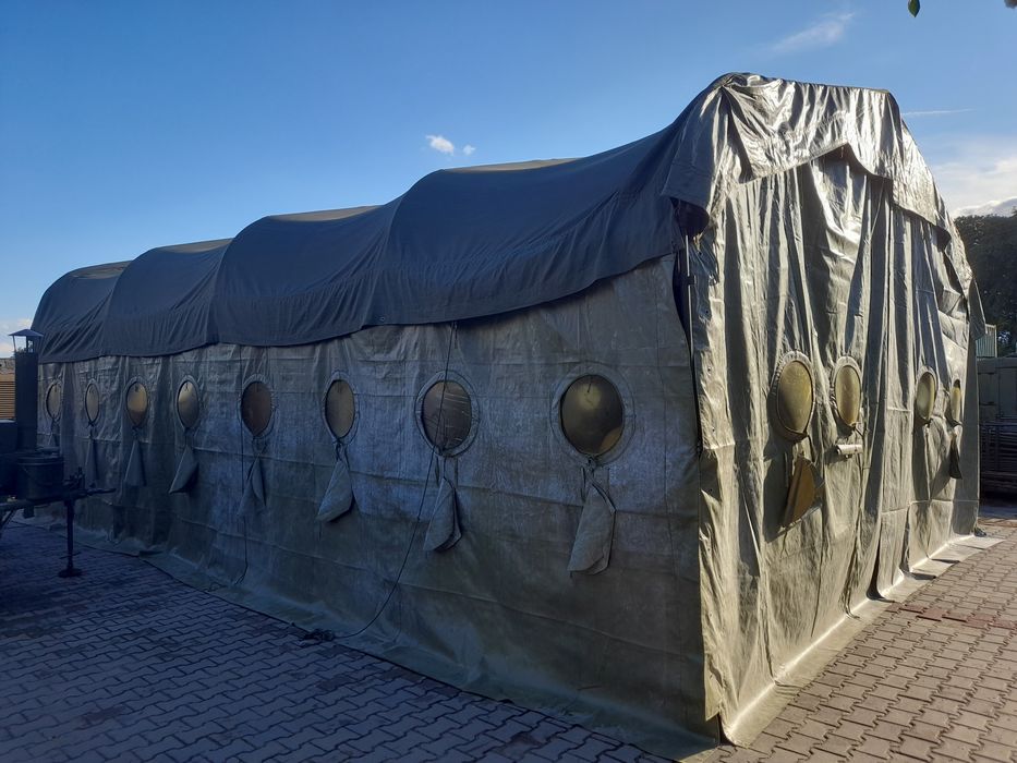 Wojskowy namiot techniczny NT 72 11,20x6,40x4,70