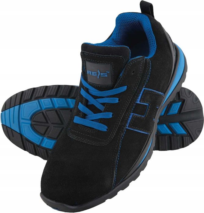Buty bezpieczne / reis / czarno-niebieski / rozmiar 39 / brchile39