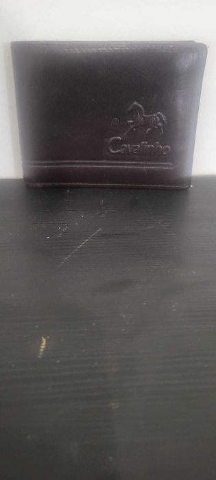 Carteira de Homem Cavalinho em Pele Genuína - Castanha