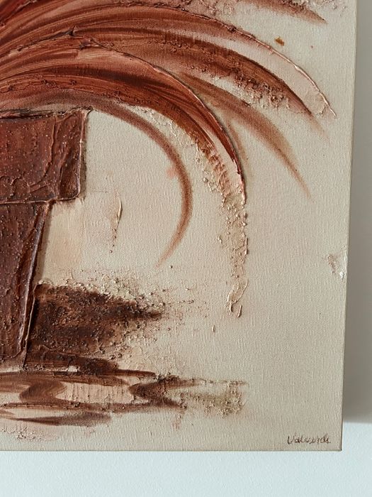Quadro Pintura Sobre Tela "Dois Vasos" 100x55cm! (Artista Valverde)