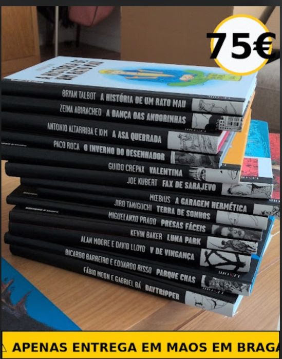 Lote 15 Livros BD - Colecao Novela Grafica (Levoir)