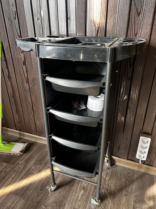 Мийка перукарська+ перукарський стілець+возик перукарський