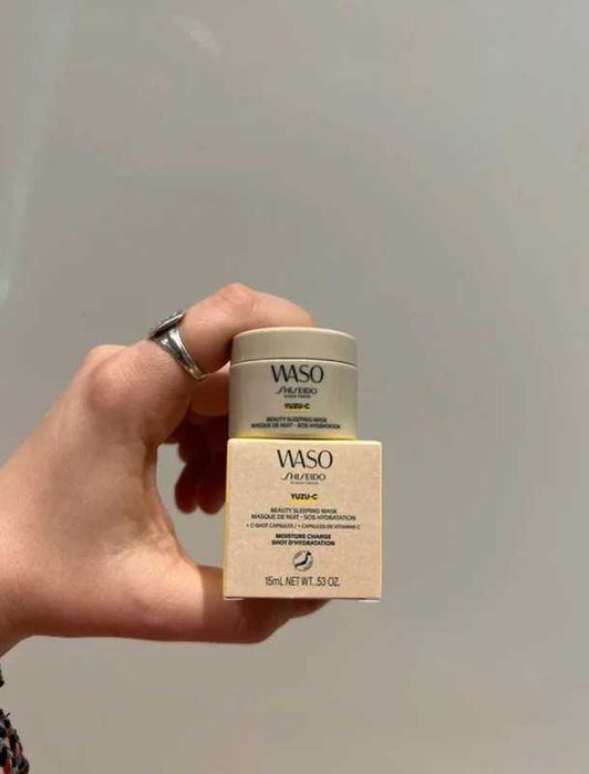 Shiseido Waso Yuzu-c beauty sleeping mask krem maska maseczka