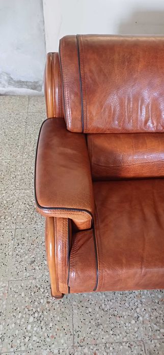 sofás pele de búfalo natural.