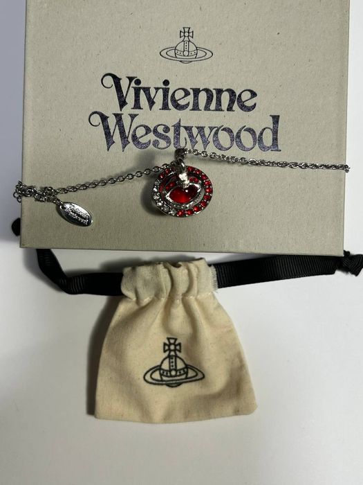 Подвеска Vivienne Westwood  Small Orb Dark Red