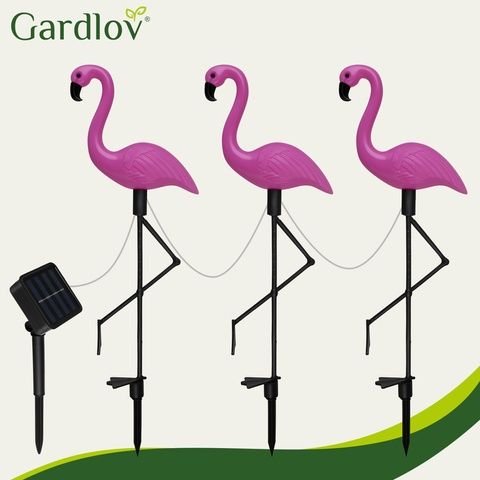 Lampki solarne - FLEMINGI - 3 szt.