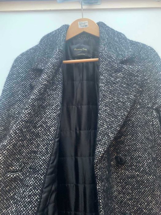 Płaszcz wełniany Massimo Dutti 38