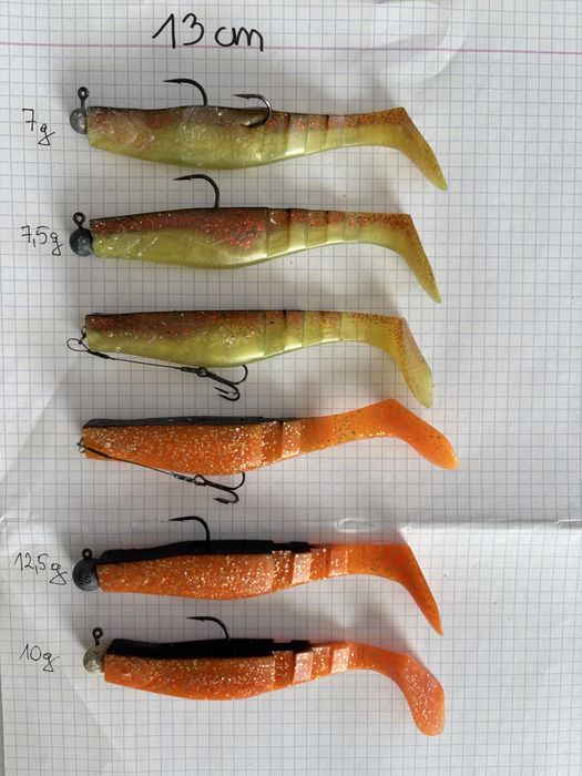 Przynęty spinningowe gumowe Mikado Fish Hunter 13cm