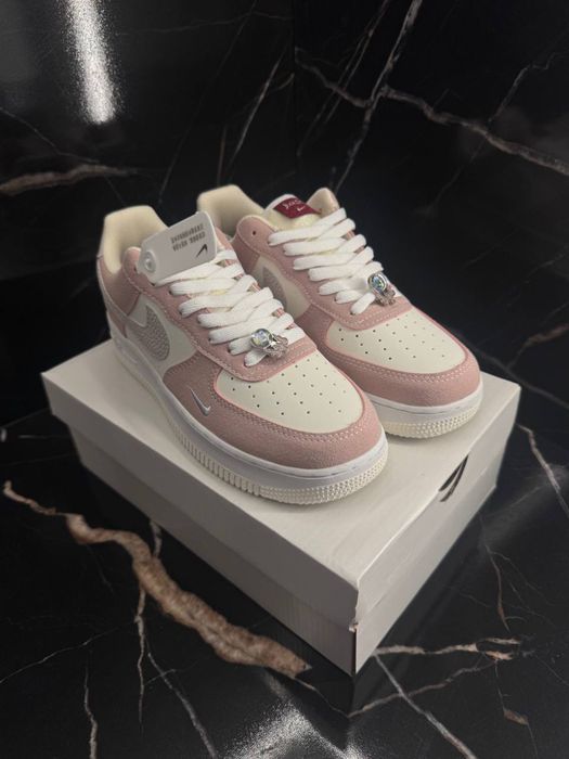 Nike Air Force Pink Blanc 41 Nowe wygodne