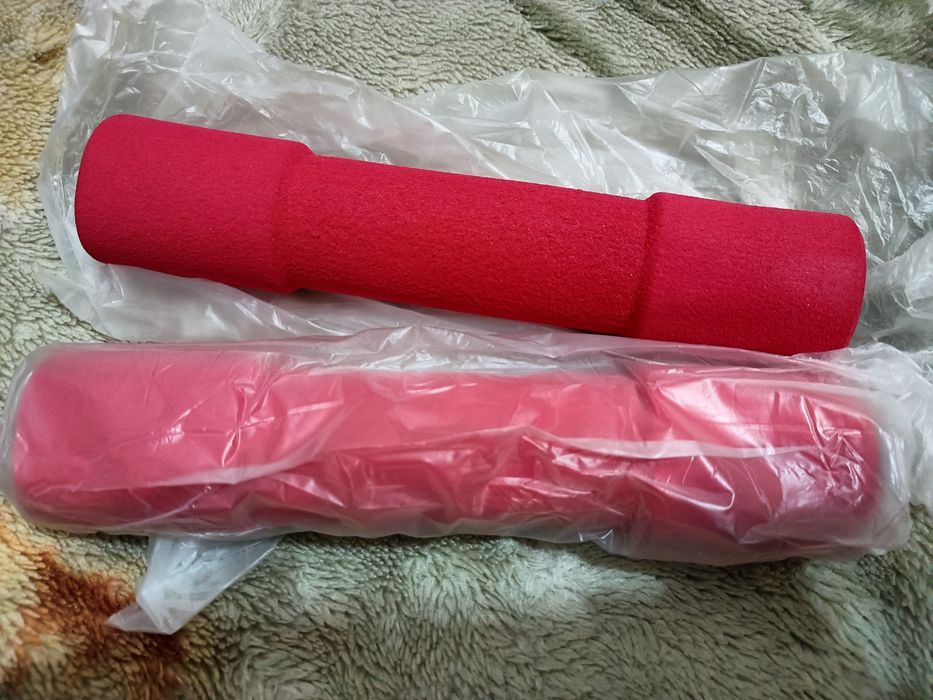 Par de halteres cor roxa e arco para Abdominais de Musculação