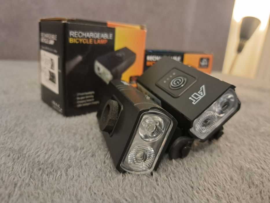 2 sztuki Mocne Lampki Rowerowe USB C komplet NOWE