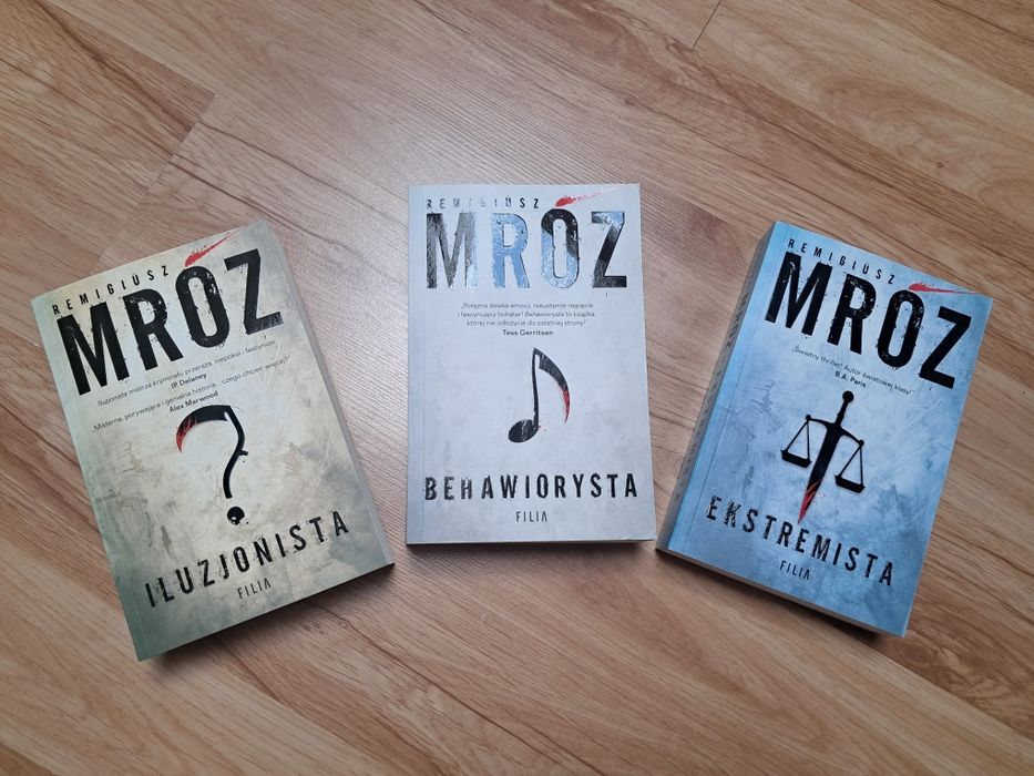 Książki - Behawiorysta / Iluzjonista / Ekstremista Remigiusz Mróz